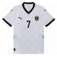 Rakúsko Marko Arnautovic #7 Vonkajší futbalový dres ME 2024 Krátky Rukáv